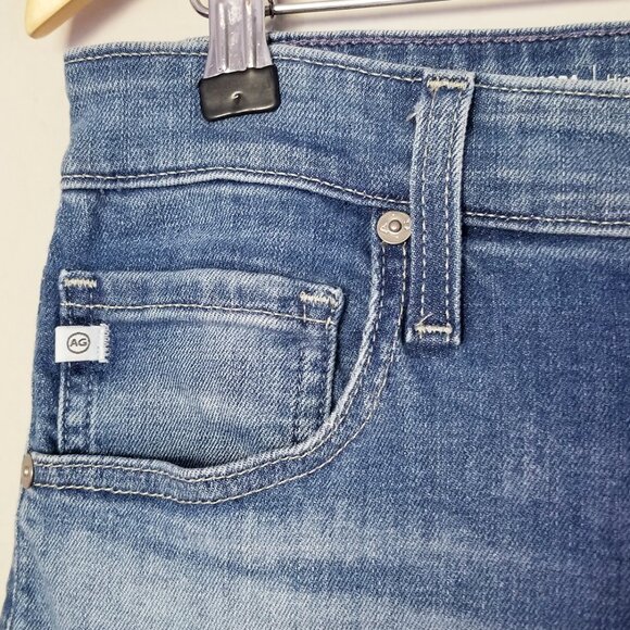 AG Kora High Waist Wide Leg Jeans In Fortunate Blue Women's 31 Designer $235 - Picture 15 of 16